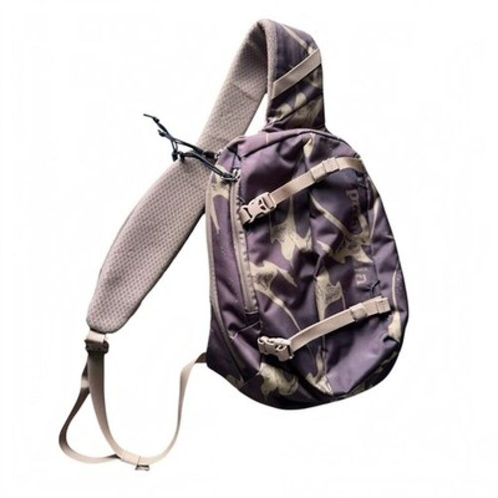 Patagonia Atom Sling 8L Bag Bird Print Crossbody Backpack Hiking Outdoor
